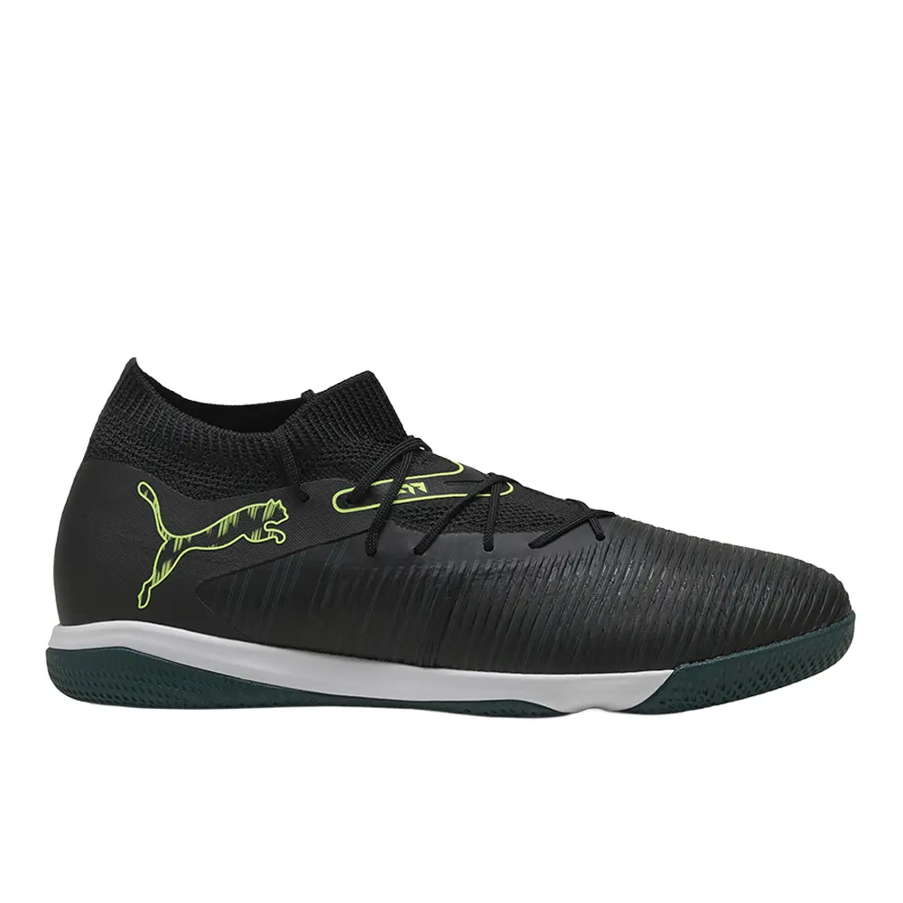 PUMA Mens Future 8 Match Indoor Soccer Cleats  - Black