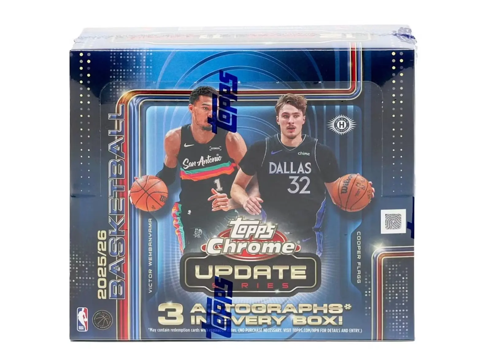 2025/26 Topps Chrome Update Series Basketball Jumbo Box