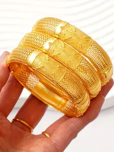 Open Cuff Bracelet, Bangle Bracelet, Elegant Cut Out Design, Copper Material, Perfect for Daily Wear, Gift for Parents Friends Lover