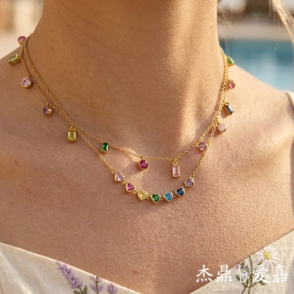 colorful necklace