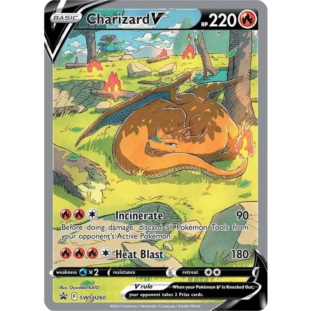 Pokémon - Sword & Shield Promo Cards (SWSD) - Charizard V SWSH260