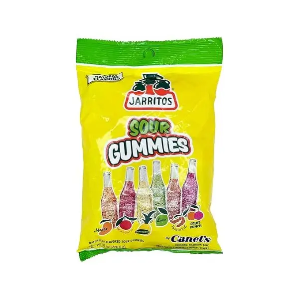 Jarritos Gummies Sour & Sweet | Naturally Flavored Mexican Gummy Candy | Dulces Mexicanos | Snack & Treat