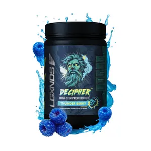 LGXNDS Decipher Pre-Workout | Energy Focus and Pump Support | AstraGin Infinergy enXtra ElevATP and Zynamite | Clinically Researched Performance Formula