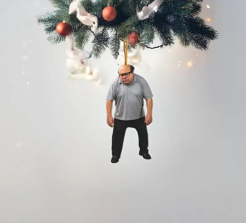 Funny Meme It’s Always Sunny in Philadelphia Collectible DeVito wood/acrylic ornament