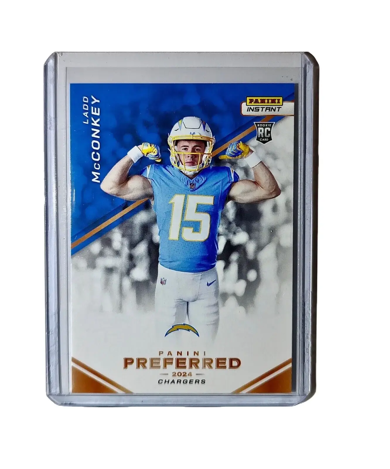 Ladd McConkey 2024 Panini Preferred NFL #18 Rookie Card LA Chargers 1/335