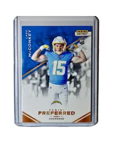 Ladd McConkey 2024 Panini Preferred NFL #18 Rookie Card LA Chargers 1/335