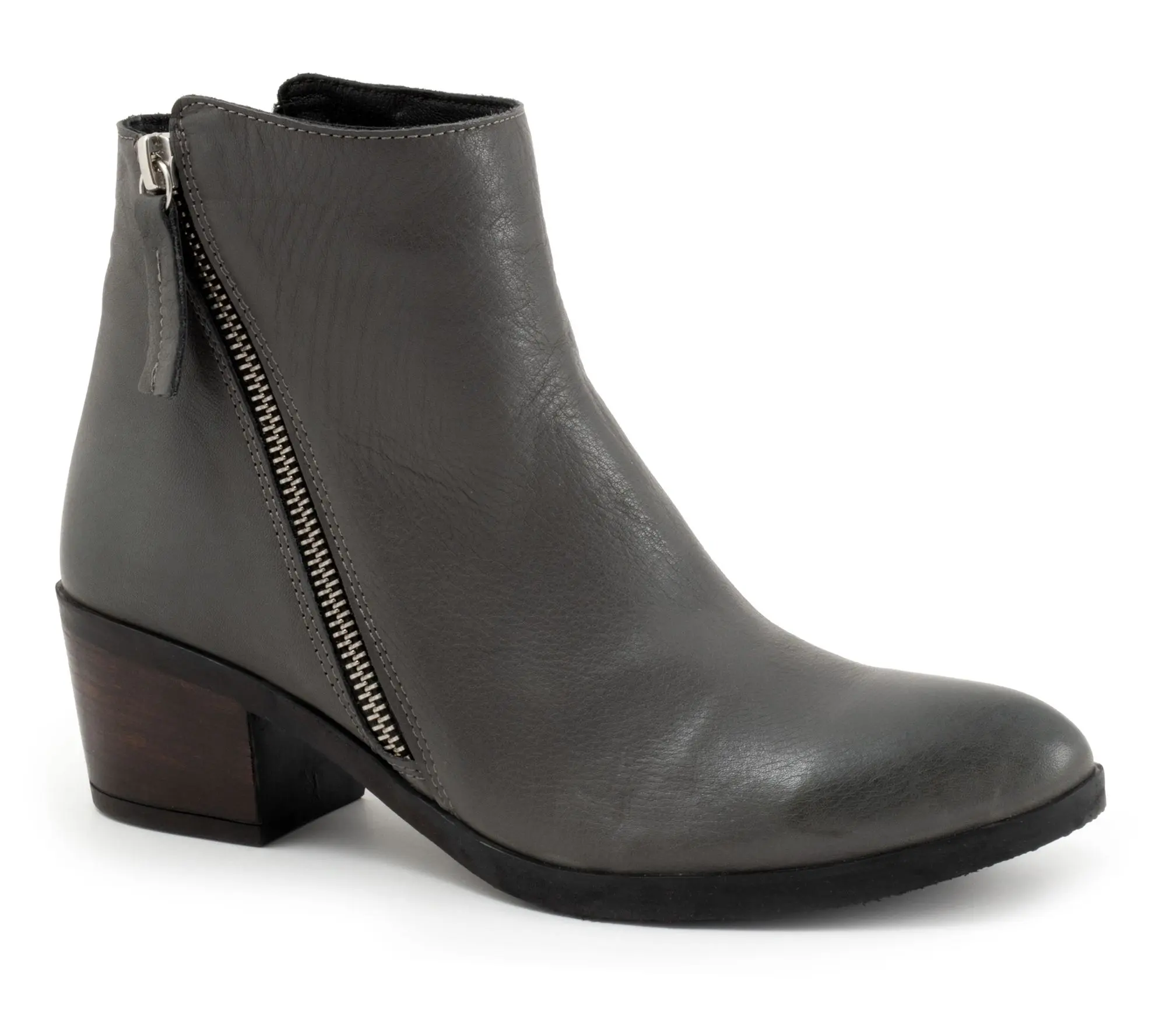 Bueno Women's Camila Leather Stacked Heel Boot Bueno Women's Camila Leather Stacked Heel Boot