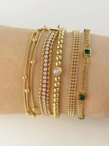 Women's Elegant Fashion Chain Bracelets, Exquisite Trendy Bracelets, Fashionable Jewelry for Women & Girls for Daily & Party Decoration