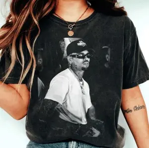 Chris B Shirt, C Brown Shirt, Vintage Chris B T-Shirt, 1111 Tour T-Shirt, C Brown Concert Shirt for Tour Casual Cotton