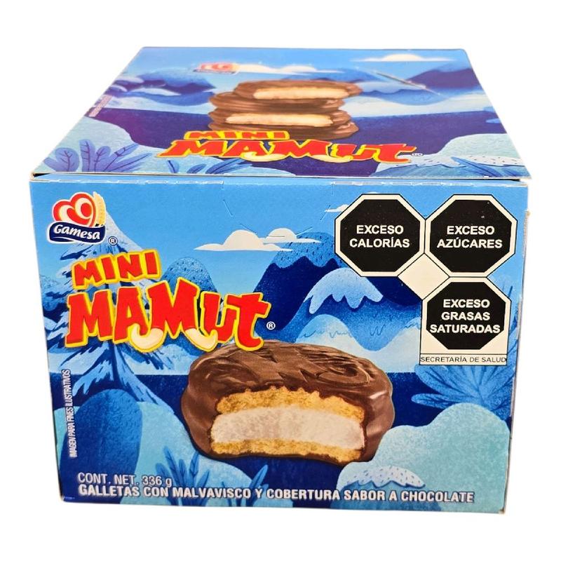 Mini Mamut soft marshmallow center chocolate coated cookie (28 pc) or  Mamut (8 pc) or Chocolatines (8 pc) Gamesa Cookies (Galletas)