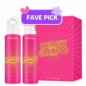 ModMingle Instant Hair Dry Shampoo Natural Ingredient Invisible Volumizing Spray Absorbs Oil Instantly Oily Hair Travel Gym Work Essential 3.46oz 98g*2 Cleanser Conditioner #Valentine's Day gift