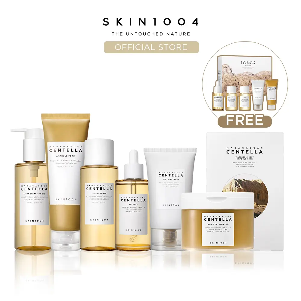 [SKIN1004 Live Exclusive Bundle] Sensitive Skin Calming Set + FREE GIFT