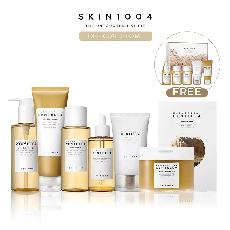 [SKIN1004 Live Exclusive Bundle] Sensitive Skin Calming Set + FREE GIFT