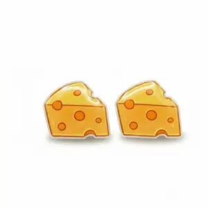 Cheese Stud Earrings