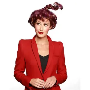 212 MAIN Enigma M-Sister Witch Synthetic Costume Wig, Medium Purple, 1 Size, Hand Washable Synthetic Hair Wig, One Size, Hand Wash