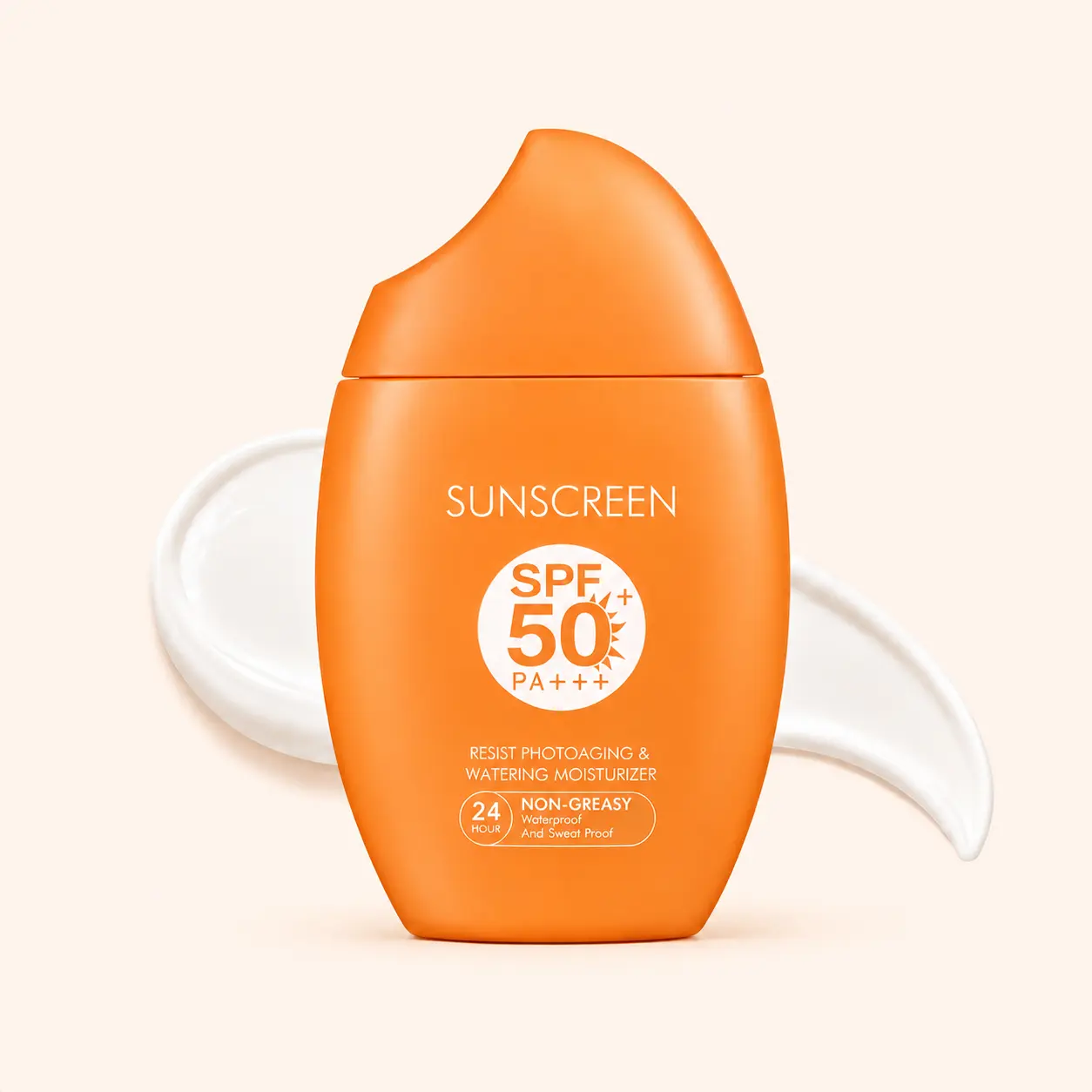 Sunscreen Cream SPF 50 – Broad Spectrum Sun Protection, Moisture Boost, Lightweight, Alcohol-Free, No White Cast, Even Skin Tone, Hydrating, Gentle Sun Care for Sensitive Skin,Daily Face & Body Sun Care, Suitable for All Skin Types
