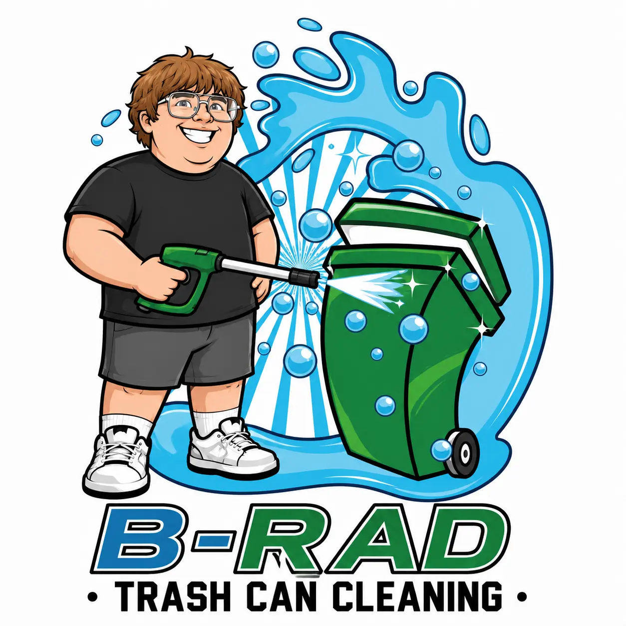 B-Rad Trash Can Cleaning