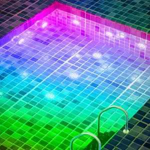 Submersible LED Light, Dynamic Color Changing Pool Light, Fully Sealed IP68 Waterproof Underwater Pond Light For Aquarium Party