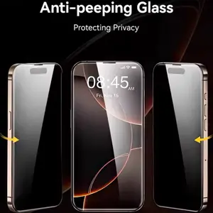 Anti-peeping Glass Screen Protector for Privacy Protection on Smartphones