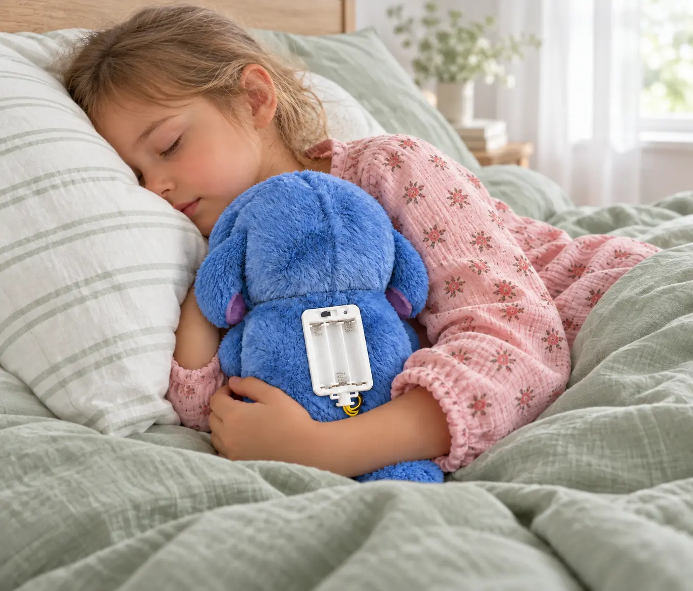 Breathing Plush  Toy, Soft Stuffed Animal with Cozy Glow and Moving Feature, Unique Room Decor Plush for Kids Teens Adults, Bedside Buddy, Cute Desk Friend, Gift for Daughter Friend Family, Birthday Holiday Surprise