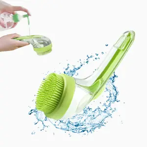 Pet Bath Brush 2 in 1 Soft Silicone Grooming Brush for Long & Short Haired Dogs Cats Shower 2-in-1 bathing hair removal Adjustable comb tool essential accessory and tick removal comb indian lice removal comb towel Slip-On Shower Hose Attachment cat bag