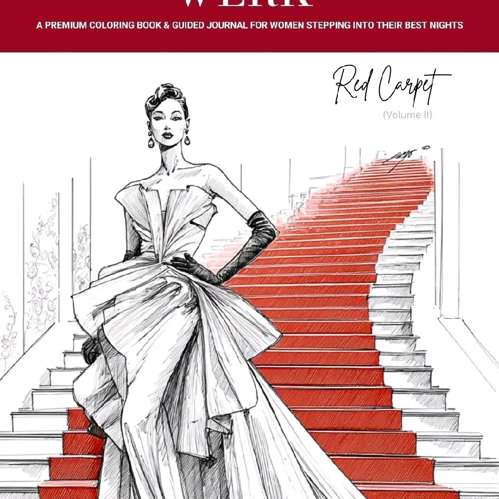Fashion coloring book for women