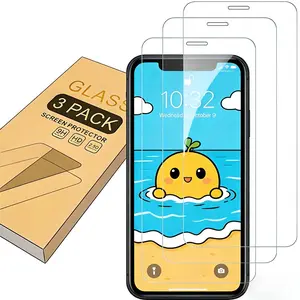 iPhone Screen Protector Compatible for iPhone 11/XR (6.1 Inch), 3-Pack Case-Friendly Tempered Glass, Durable & Scratch-Resistant Design