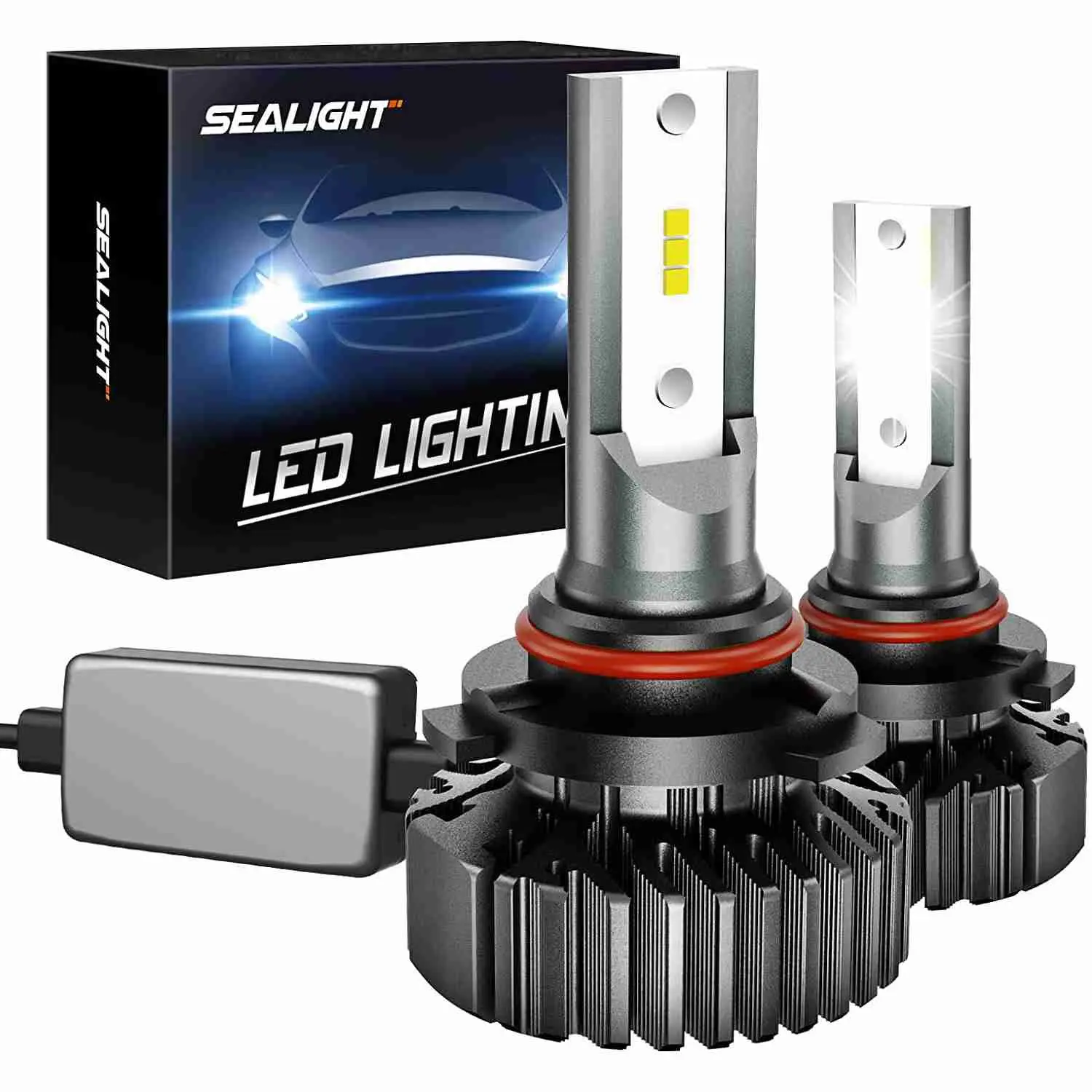 2005 Chevrolet Suburban 2500 9006/HB4 60W 6500K White IP67 LED Headlight Bulbs 2PCS SEALIGHT S1