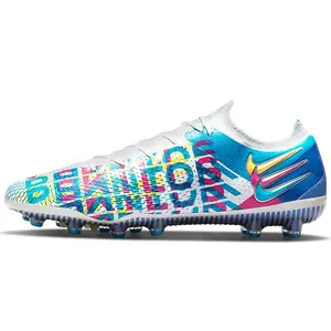Nike Phantom GT 3D AG-Pro Football Cleats for Men and Women with Durable AG Sole and Blue-Pink Design Trending Shoes, House White Official Shoes to Get / Maison Mihara