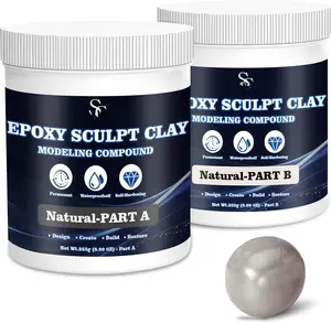 Epoxy Putty Sculpt Clay, 2 Part A & B for Sculpting, Modeling, Building, and Repairing, 1 Pound,