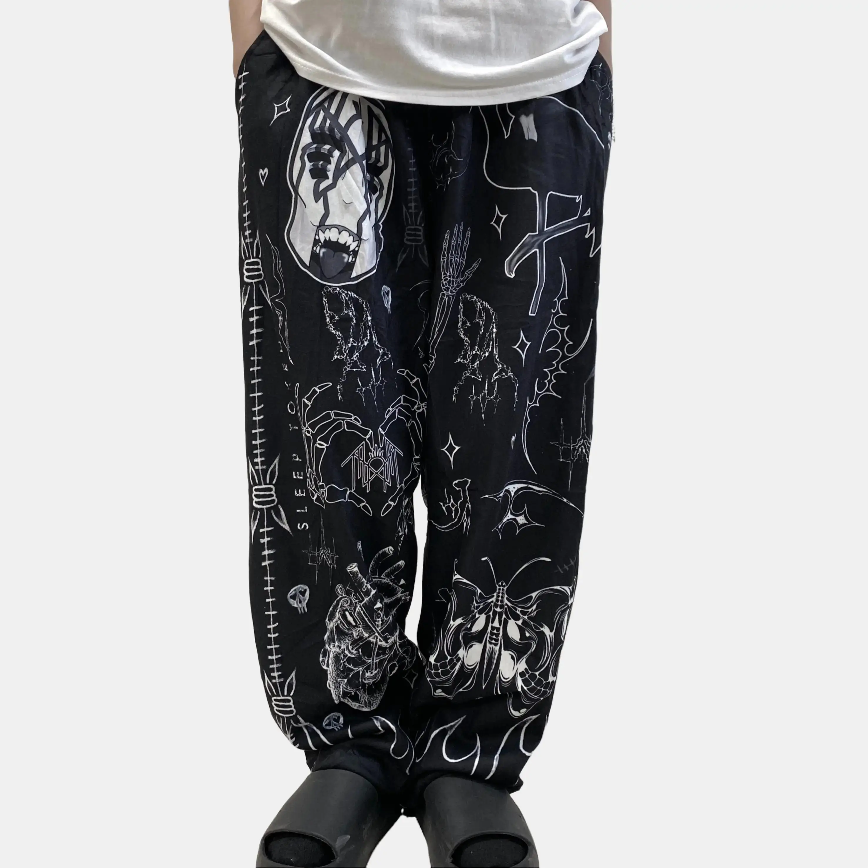 Sl33p T0k3n Merch, Gothic Pants, Sl33p T0k3n Pants