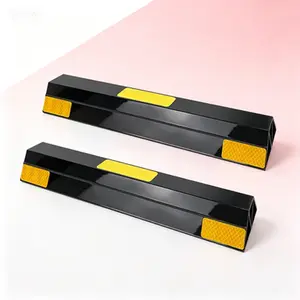2 Pcs Heavy Duty Parking Aid for Garage Walls 16 Inch, Car Parking Stopper Protects Vehicle, Parking Gadgets Easy to Install 2 Pack, 3.7 Inch Wide 1.8 Inch Tall Parking Assist, Reusable Garage Car Guard