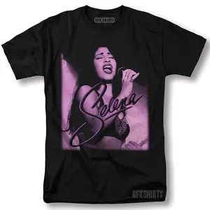 Selena Quintanilla Shirt Classic Vintage Graphic Design T-Shirt Round Neck Outfits