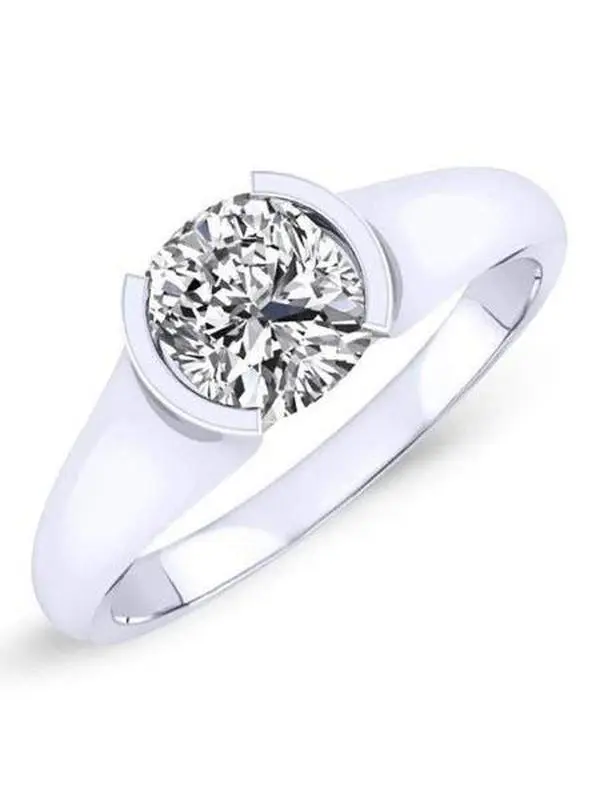 Jasmine - Cushion Moissanite Engagement Ring