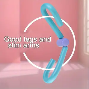 Multi-Function S-Shaped Leg Trainer for Home Fitness - Polyester, Mixed Colors, Enhances Butt & Thighs Workout Equipment Gym Accessories Healthcare
