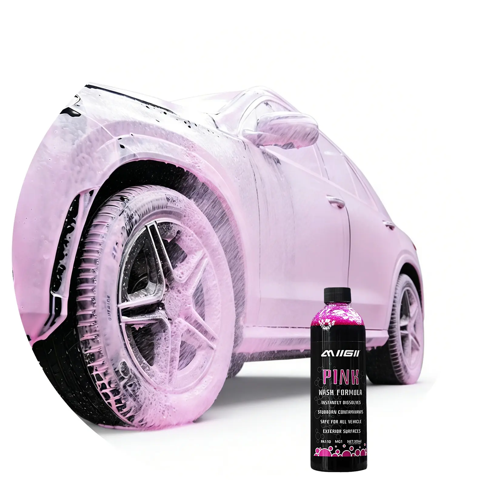 Advanced Foaming Car Wash Soap pH Balanced Formula Deep Cleaning Auto Wash Shampoo Safe for Clear Coat Surfaces, Car Washing Solution, High Gloss Shine Preserves Existing Wax & Sealant, Car Paint Cleaner with Long-Lasting Protection for Cars
