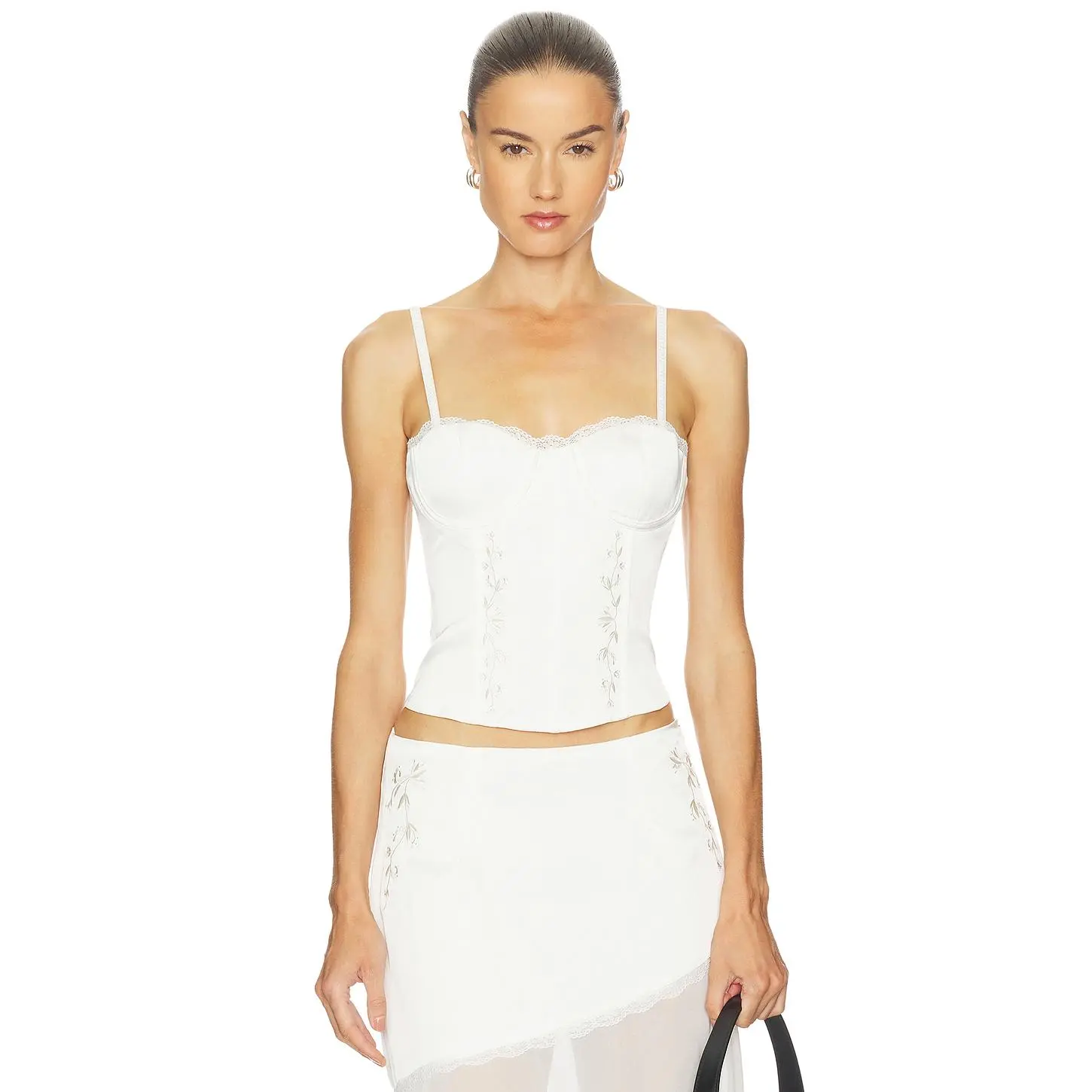 Runaway The Label Emberly Bustier in White