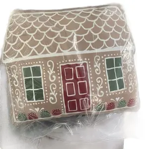 Gingerbread House Pillow