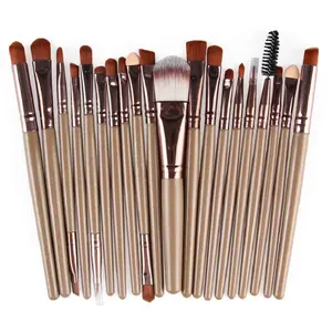 Premium Eyeshadow Brush Set 20 Pcs with Soft Hairs, Blending Brush for Foundation, Eyeshadow, Eyebrow, Eyeline & Concealer