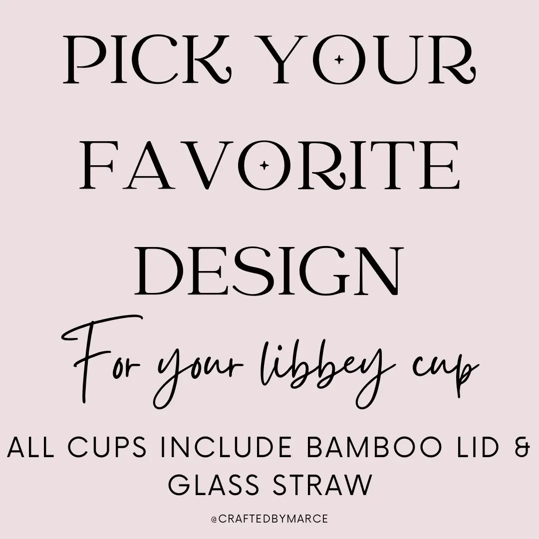 16oz Libbey Cup - Pick a design!