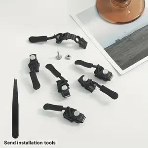 Zipper Repair Tool Kit, Includes 9 Universal Zipper Repair Sets, DIY Quick Fix Easy Installation Replacement Sliders, Durable Zipper Pulls, Versatile