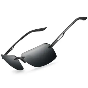 BIRCEN Polarized Sunglasses for Men - UV Protection Sports Sun Glasses Classic Black Shades for Driving Fishing