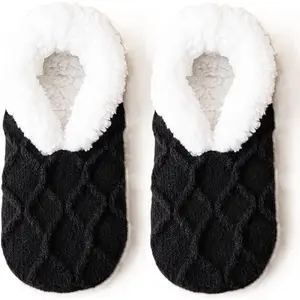 Women's Slipper Socks, Winter Warm Floor Socks, Plush Socks, Comfortable Lamb Wool Slipper Socks, Ultra Comfortable Home Slippers, One Size