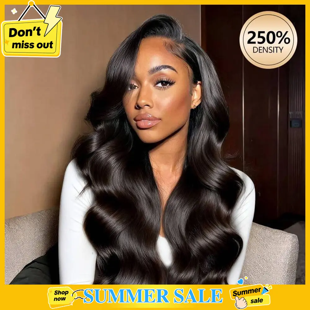 [250% Density] STERLY 7x6 Glueless Loose Body Wave Wig Beginner Friendly Wig Pre Plucked Pre Cut Body Wave Wig Smooth HD Transparent Lace Front Wig #tiktokshopsummersale