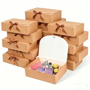 10 Piece Gift Box Set, Luxury Proposal Boxes with Ribbon, Deluxe Gift Box, Wedding Birthday Party Christmas Graduation Valentine Gifts