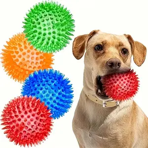 3.5" Heavy-Duty Squeaky Dog Chew Balls for Large Dogs