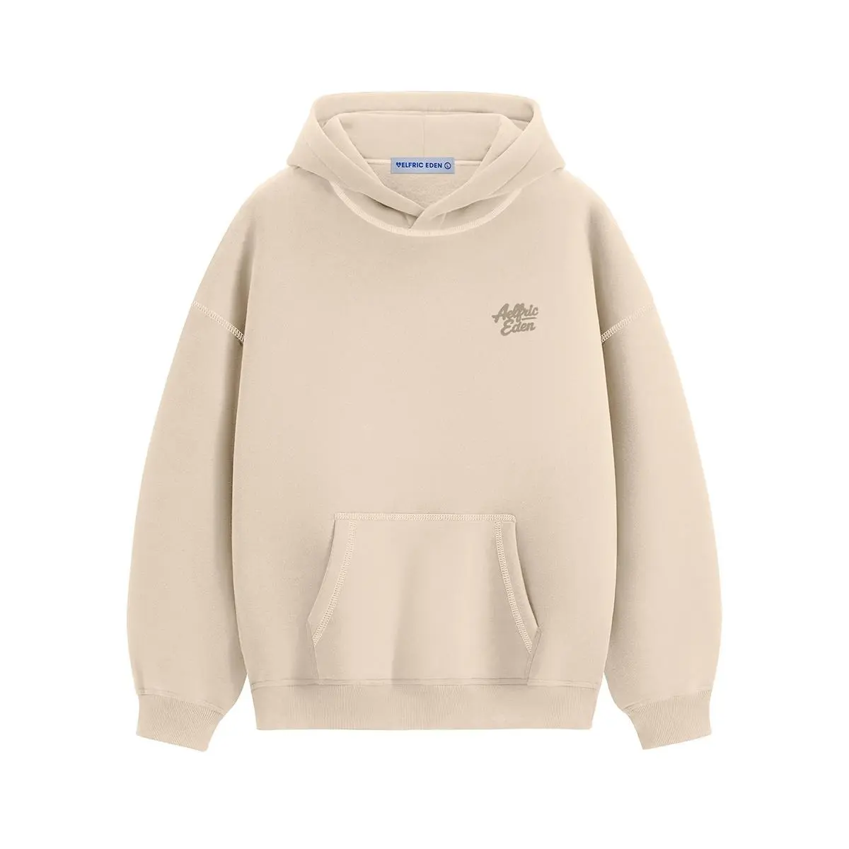 AELFRIC EDEN Unisex Oversized Hoodie, Loose Fit Drop Shoulder Sweatshirt with Pockets, Cozy Y2K Loungewear Pullover