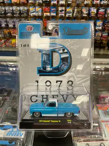 M2 machines DiecastZ exclusive 1973 Chevrolet Cheyenne 10 Blue “D”
