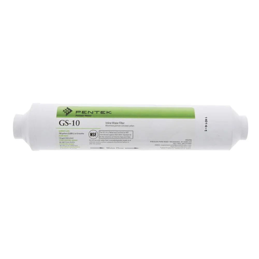 Pentek - GS-10RO - 10" x 2" Coconut Shell Granular Activated Carbon Inline Filter