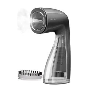 HiLIFE Steamer for Clothes, 1100W Clothes Steamer, Fast Wrinkle Removal with Large 301ml Tank, Ideal for All Fabrics, Easy to Use, Compact and Portable Travel Garment Steamer Midnight Grey